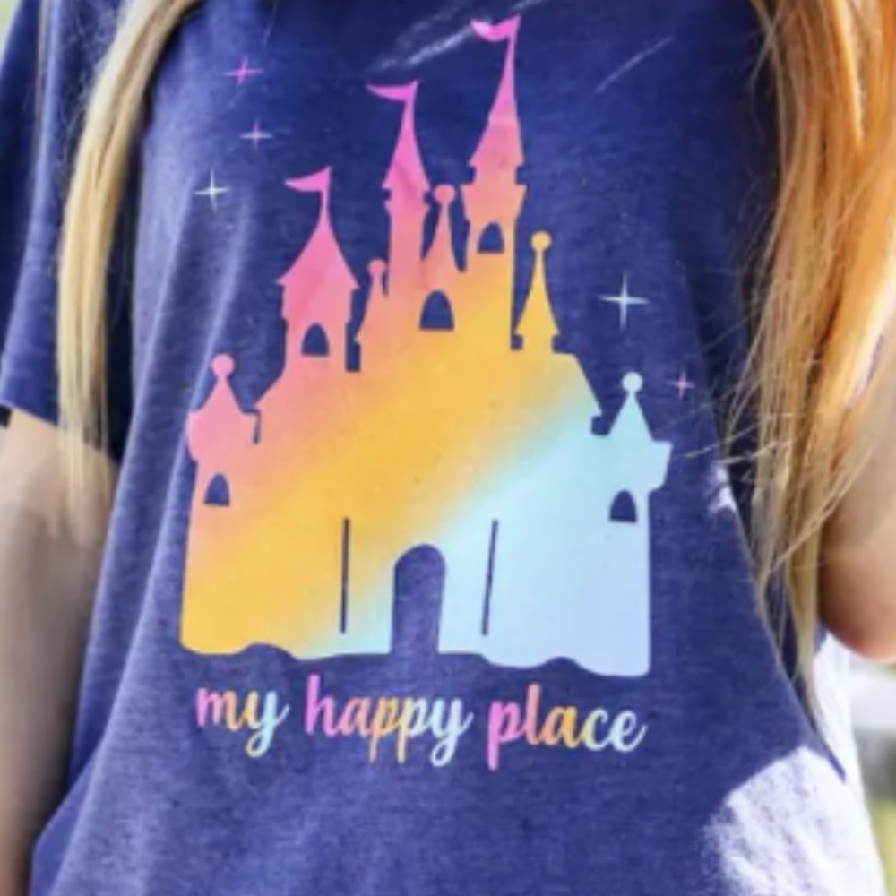 Disney castle tee